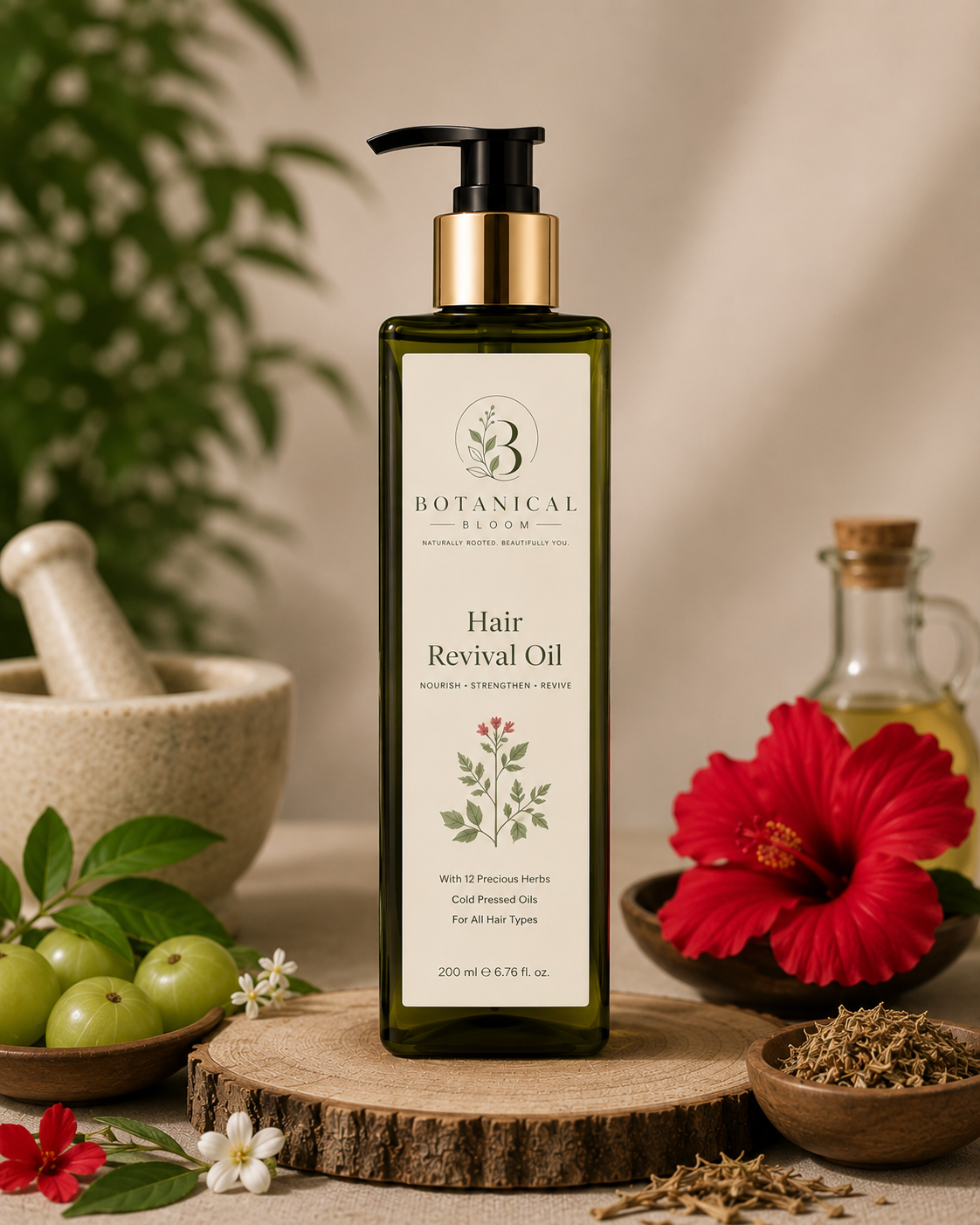 Botanical Bloom Hair Revival Oil
